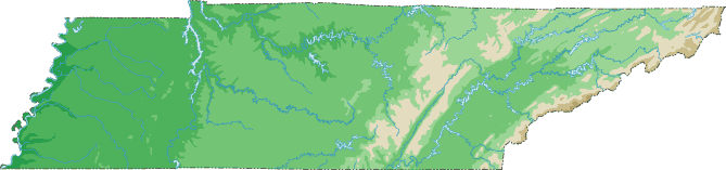 Tennessee topo map